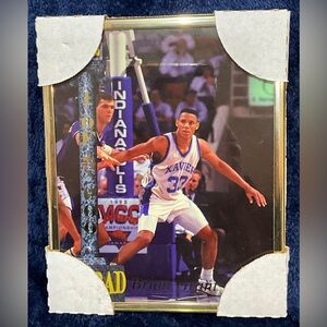 Brian Grant Signature Rookies “1 of 5000” Limited Framed 8x10 NBA Photo Display